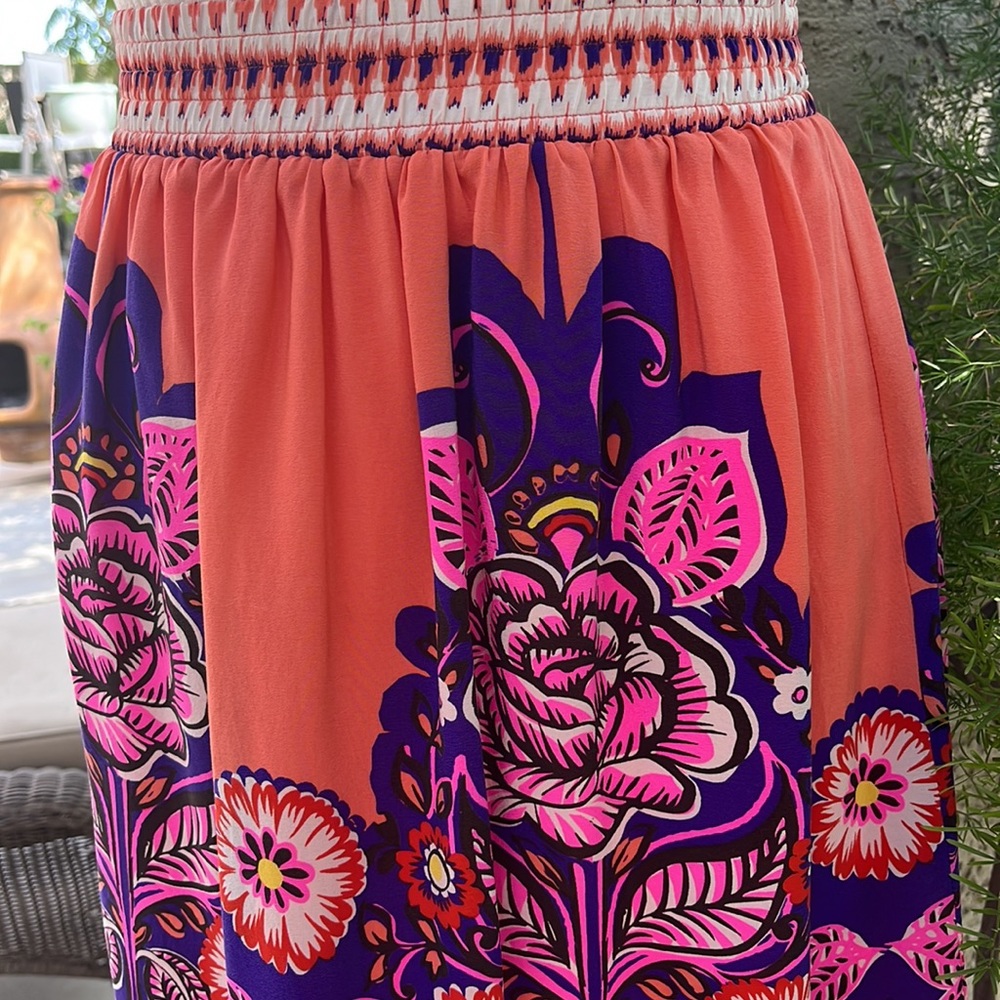 Anthropologie silk skirt - Picture 2 of 6